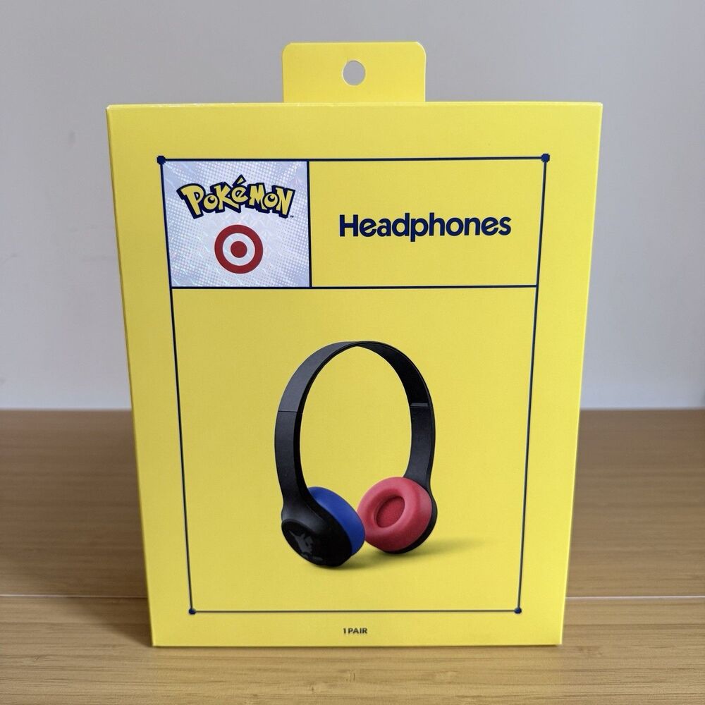 Pokemon Bluetooth On-Ear Wireless TARGET EXCLUSIVE Ships Same Day